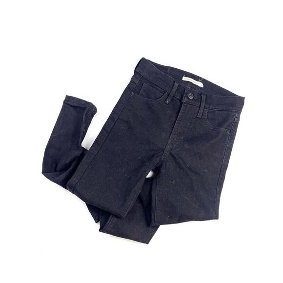 Levi's 720 High Rise Super Skinny Women's Jeans in Black Squared - Picture 5 of 8